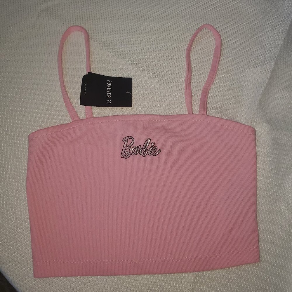 Forever 21 Barbie crop top
